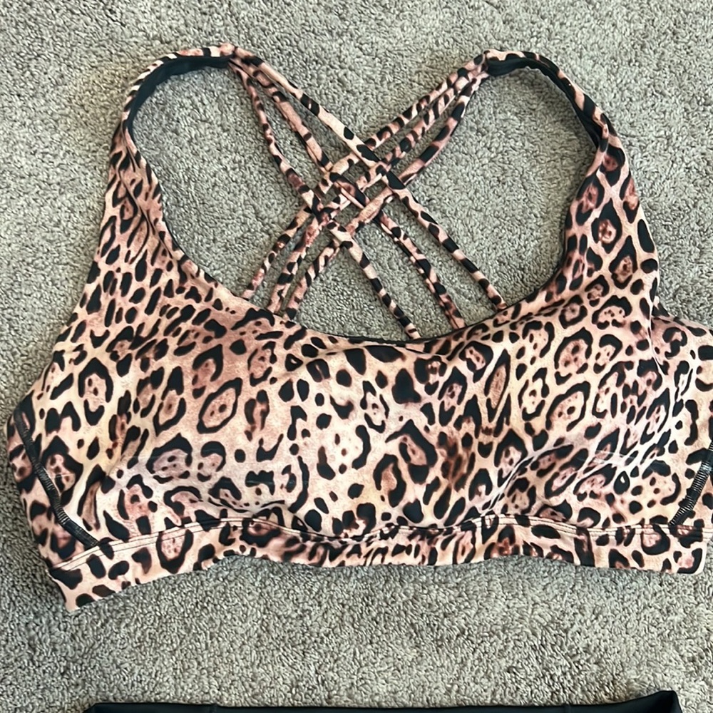 Victoria’s  Secret • Leopard Print Sports Bra - Picture 3 of 5